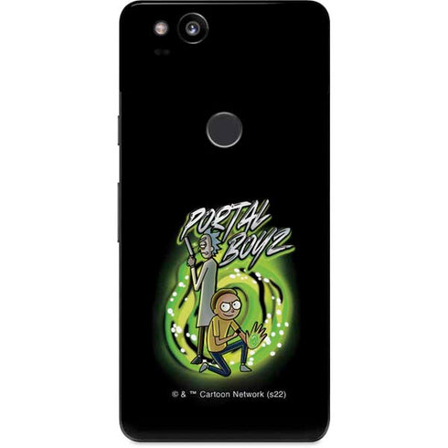 Adult Swim Rick and Morty Portal Boyz Google Pixel 2 Skin